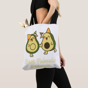 BESTE FREUNDE FÜR IMMER, LUSTIGE AVOCADO, FREUNDES TASCHE