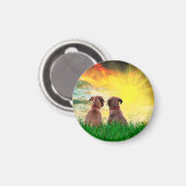 Beste Freunde für immer Magnet (Vorderseite/Rückseite)