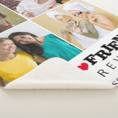 beste Freunde für immer niedlichen 4 Fotos Collage Sherpadecke (3/4)