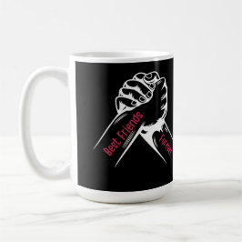 BESTE FREUNDE FÜR IMMER, PASSEND FÜR MEINE FREUNDE KAFFEETASSE