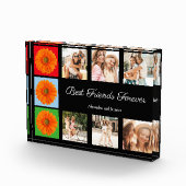 Beste Freunde für immer personalisierte Foto-Colla Fotoblock (Rechts)