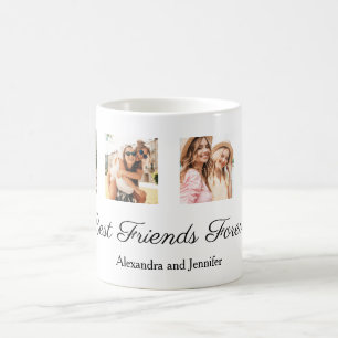 Beste Freunde für immer personalisierte Foto-Colla Kaffeetasse