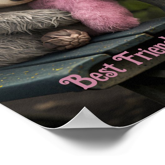 Beste Freunde für immer Poster (Ecke)