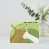 Beste Freunde für immer Postkarte (Stehend Vorderseite)