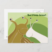 Beste Freunde für immer Postkarte (Vorne/Hinten)