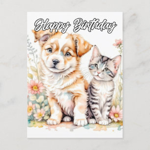 Beste Freunde für immer Postkarte