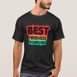 BESTE FREUNDE FÜR IMMER RETRO-FREUNDE, FREUNDSCHAF T-Shirt