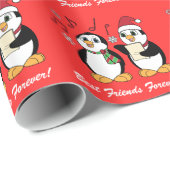 Beste Freunde für immer: Singende Geschenkpapier (Rolleneckpunkt)