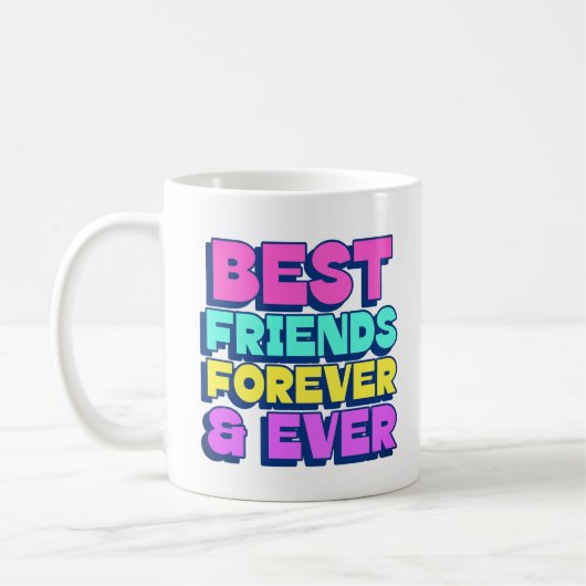 Beste Freunde für immer und ewig Kaffeetasse (Links)