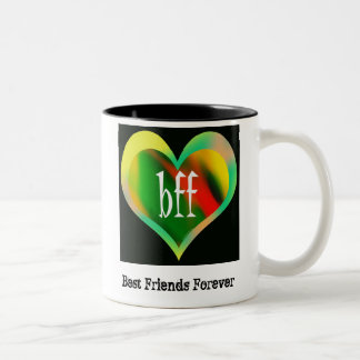 Beste Freunde für immer Zweifarbige Tasse