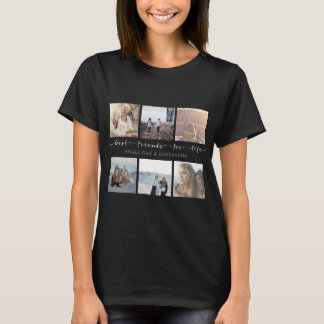 Beste Freunde für Leben-Typografie Instagram Fotos T-Shirt