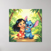 Beste Freunde fürs Leben – Lilo & Stitch1 Leinwanddruck (Vorderseite)