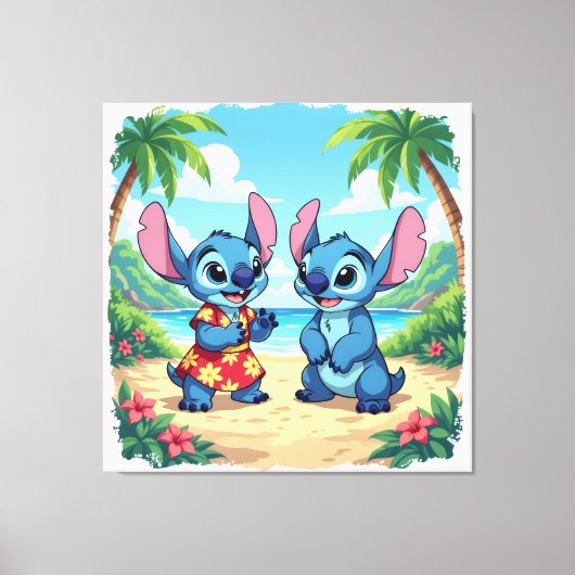 Beste Freunde fürs Leben – Lilo & Stitch1 Leinwanddruck (Vorderseite)