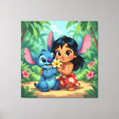 Beste Freunde fürs Leben – Lilo & Stitch1 Leinwanddruck (Vorderseite)