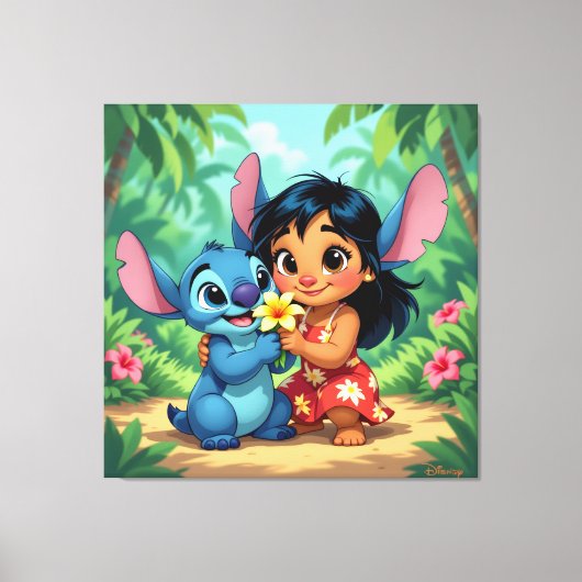 Beste Freunde fürs Leben – Lilo & Stitch1 Leinwanddruck (Vorderseite)