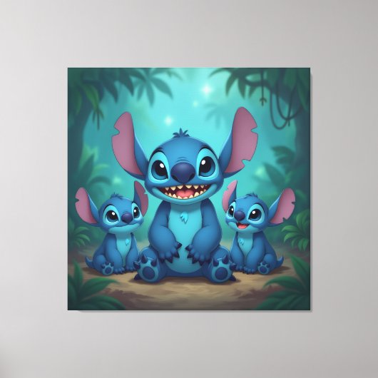 Beste Freunde fürs Leben – Lilo & Stitch1 Leinwanddruck (Vorderseite)