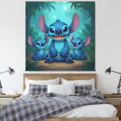 Beste Freunde fürs Leben – Lilo & Stitch1 Leinwanddruck (Insitu (Schlafzimmer))