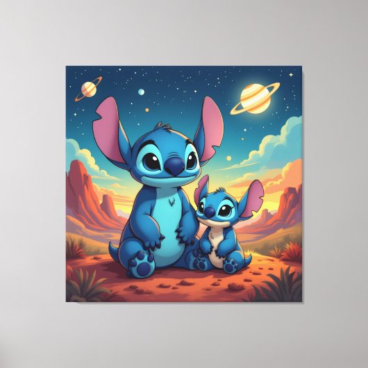 Beste Freunde fürs Leben – Lilo & Stitch1 Leinwanddruck (Vorderseite)