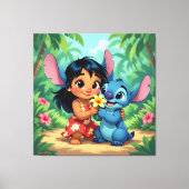 Beste Freunde fürs Leben – Lilo & Stitch1 Leinwanddruck (Vorderseite)
