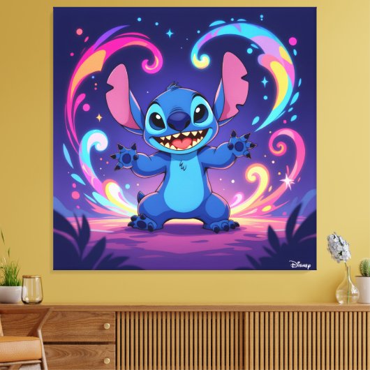 Beste Freunde fürs Leben – Lilo & Stitch1 Leinwanddruck (Insitu (Wohnzimmer))