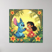 Beste Freunde fürs Leben – Lilo & Stitch1 Leinwanddruck (Vorderseite)
