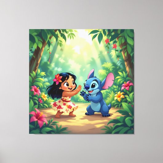 Beste Freunde fürs Leben – Lilo & Stitch1 Leinwanddruck (Vorderseite)