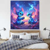 Beste Freunde fürs Leben – Lilo & Stitch1 Leinwanddruck (Insitu (Schlafzimmer))