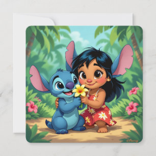 Beste Freunde fürs Leben – Lilo & Stitch Feiertagskarte