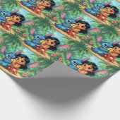 Beste Freunde fürs Leben – Lilo & Stitch Geschenkpapier (Ecke)