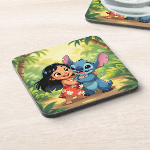 Beste Freunde fürs Leben – Lilo & Stitch   Getränkeuntersetzer