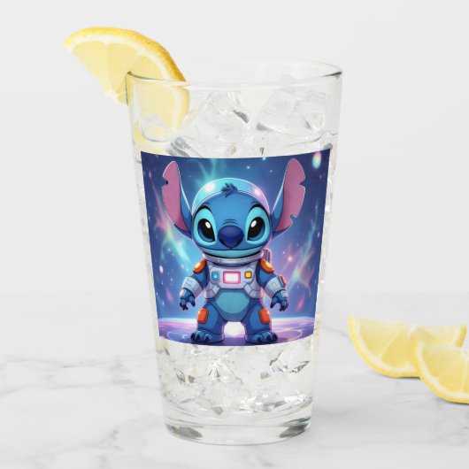 Beste Freunde fürs Leben – Lilo & Stitch Glas (Vorderseite Ice)