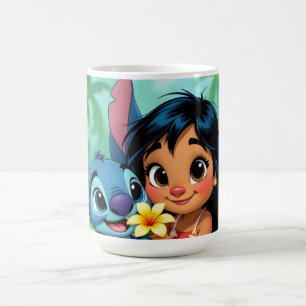 Beste Freunde fürs Leben – Lilo & Stitch Kaffeetasse