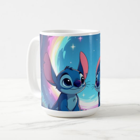 Beste Freunde fürs Leben – Lilo & Stitch Kaffeetasse (Vorderseite Links)