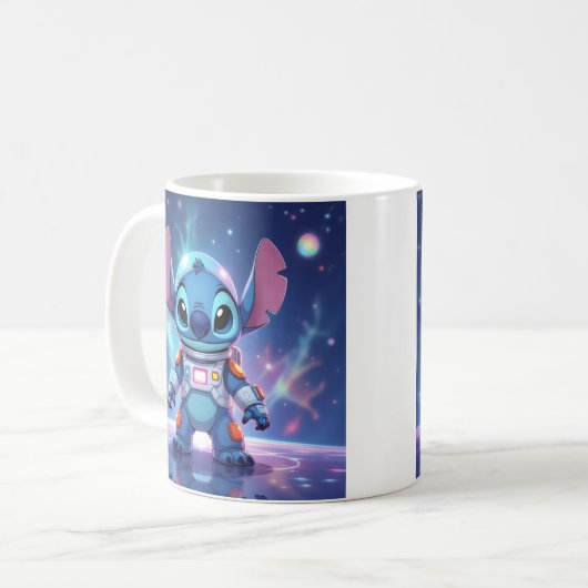 Beste Freunde fürs Leben – Lilo & Stitch Kaffeetasse (Vorderseite Links)