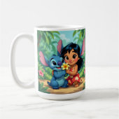 Beste Freunde fürs Leben – Lilo & Stitch Kaffeetasse (Links)