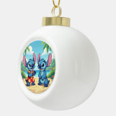 Beste Freunde fürs Leben – Lilo & Stitch Keramik Kugel-Ornament (Rechts)