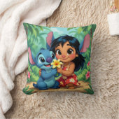Beste Freunde fürs Leben – Lilo & Stitch Kissen (Decke)