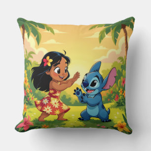 Beste Freunde fürs Leben – Lilo & Stitch   Kissen