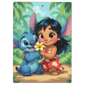 Beste Freunde fürs Leben – Lilo & Stitch   Klemmbrett (Rückseite)