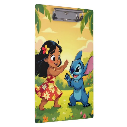 Beste Freunde fürs Leben – Lilo & Stitch Klemmbrett (Rechts)