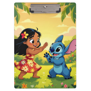 Beste Freunde fürs Leben – Lilo & Stitch Klemmbrett