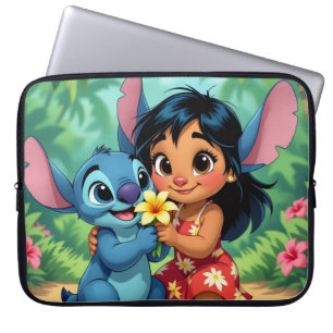 Beste Freunde fürs Leben – Lilo & Stitch Laptopschutzhülle
