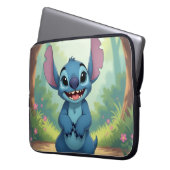Beste Freunde fürs Leben – Lilo & Stitch Laptopschutzhülle (Vorderseite Links)