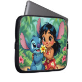 Beste Freunde fürs Leben – Lilo & Stitch   Laptopschutzhülle (Vorne Rechts)