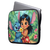 Beste Freunde fürs Leben – Lilo & Stitch   Laptopschutzhülle (Vorderseite Links)
