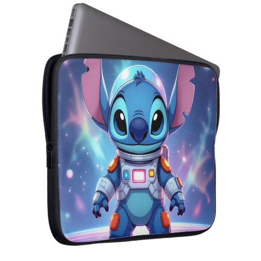 Beste Freunde fürs Leben – Lilo & Stitch Laptopschutzhülle (Vorne Rechts)