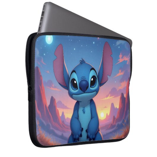 Beste Freunde fürs Leben – Lilo & Stitch Laptopschutzhülle (Vorne Rechts)