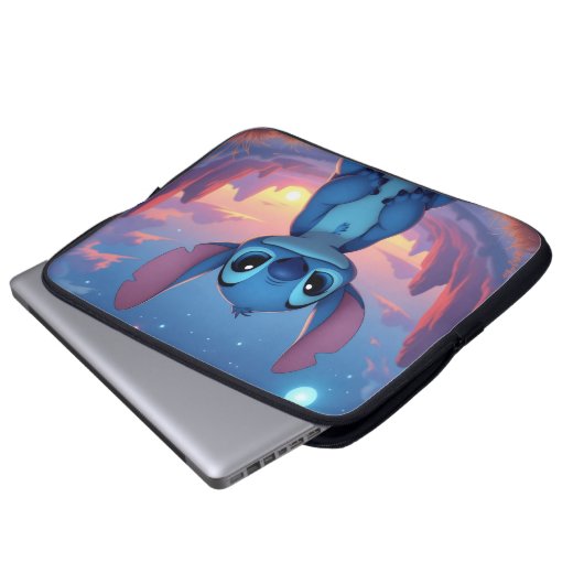 Beste Freunde fürs Leben – Lilo & Stitch Laptopschutzhülle (Vorne Knopf)