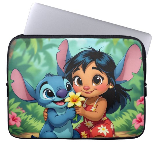 Beste Freunde fürs Leben – Lilo & Stitch   Laptopschutzhülle (Vorderseite)