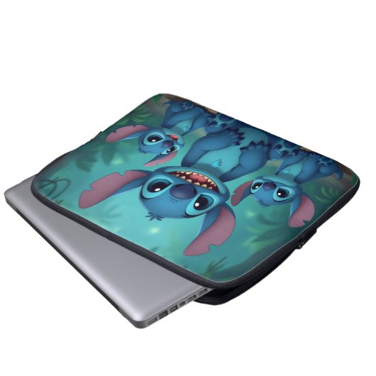 Beste Freunde fürs Leben – Lilo & Stitch Laptopschutzhülle (Vorne Knopf)